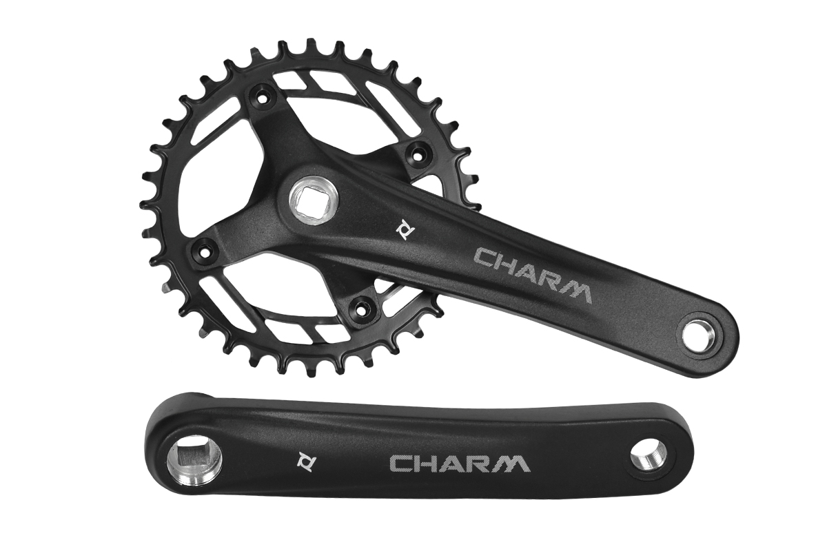 Система PROWHEEL CHARM-FDO4S-36T*175mm,AL-6061-T6,CHAINLINE:50mm,под квадрат,черный Система PROWHEEL CHARM-FDO4S-36T*175mm,AL-6061-T6,CHAINLINE:50mm,под квадрат,черный