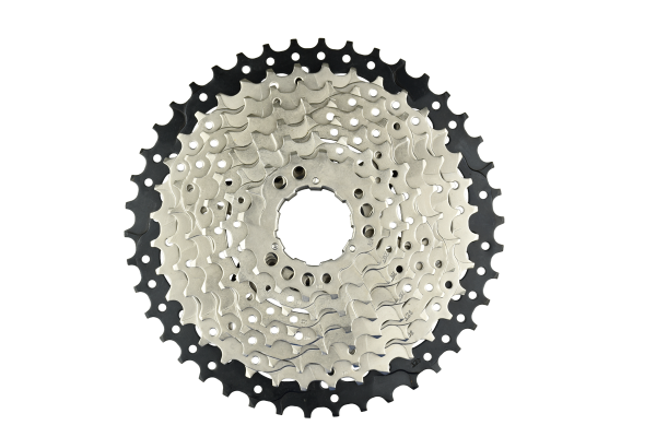 Кассета SUNSHINE CS-HR9-42, 9 передач, 11-42Т, серебристый\черный