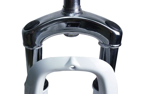 Вилка GRINZ ES 225-2 26"*1" резьбовая, пружина, стальная, белая\черная, 2,4кг Вилка GRINZ ES 225-2 26"*1" резьбовая, пружина, стальная, белая\черная, 2,4кг